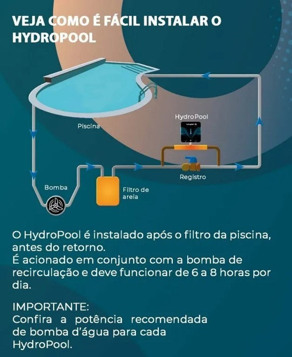 Ozonizador para Piscinas - Hydro Pool até 15 mil litros